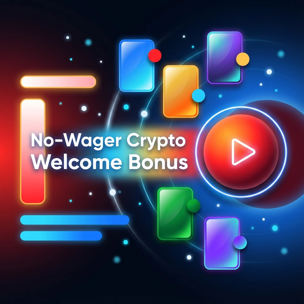 Kryptosino promo graphic showing fast crypto payouts and games